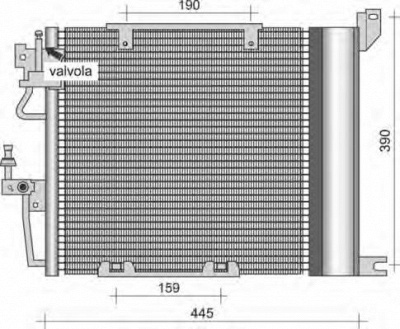 MAGNETI MARELLI 350203256000 -  Конденсатор, кондиционер